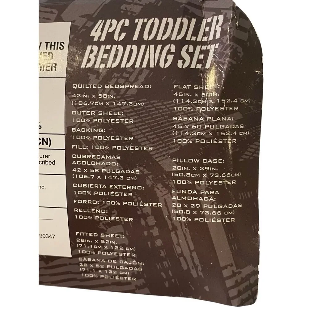 Tonka Toddler Bedding Set 4Pc Construction Truck Sheet Pillowcase Quilt Boys